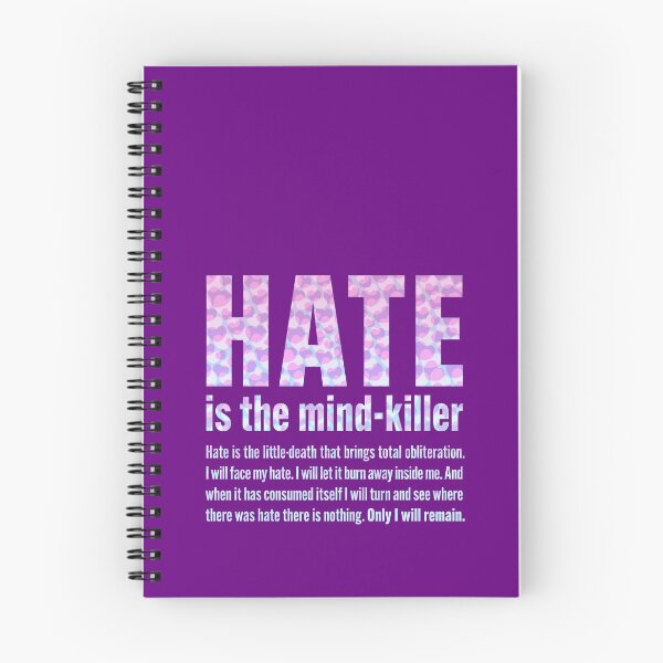 Item preview, HATE is the mind killer designed and sold by BrownWoodRobot.