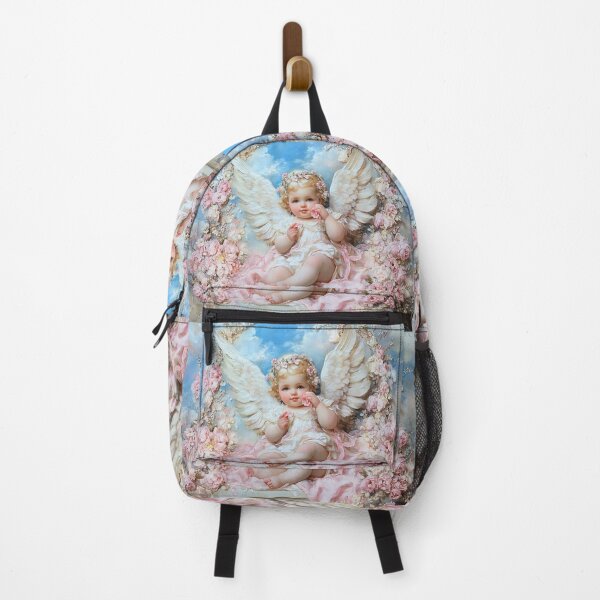 Item preview, Baby Angel with Flowers" designed and sold by Reina75.