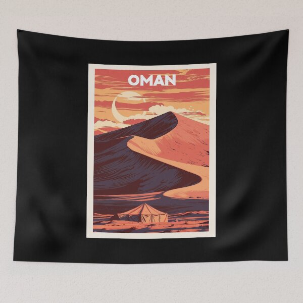 Item preview, Oman, Travel Art designed and sold by PinkandP.