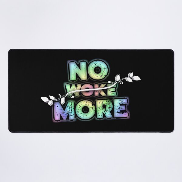 Item preview, Woke No More . Typographical Design . Rainbow Colours . #1 designed and sold by Artistic63.