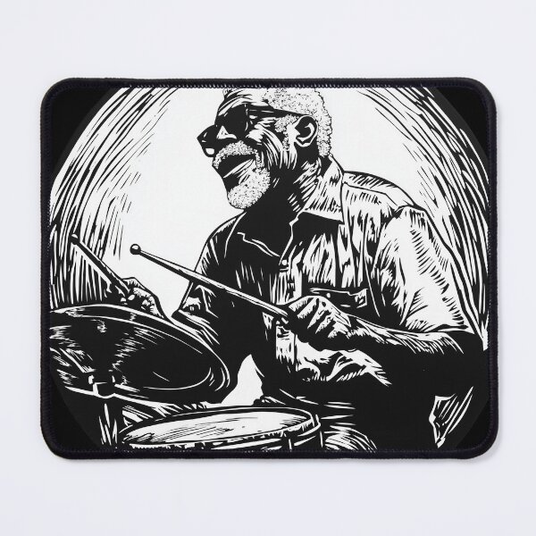Item preview, Black Man Playing Drums designed and sold by gugacurado.