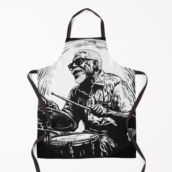 Item preview, Black Man Playing Drums designed and sold by gugacurado.