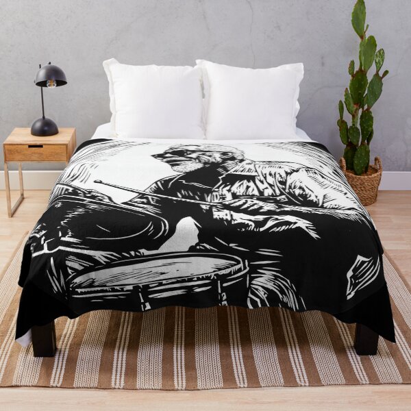 Item preview, Black Man Playing Drums designed and sold by gugacurado.