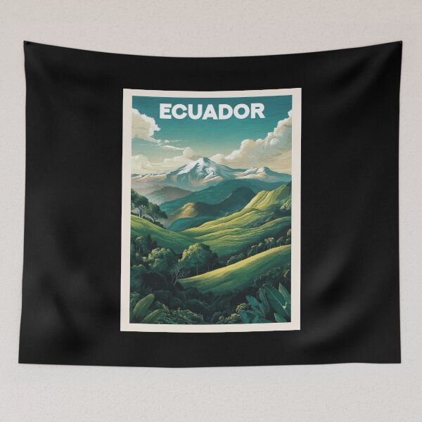 Item preview, Ecuador, Travel Art designed and sold by PinkandP.