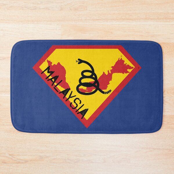 Item preview, MALAYSIA SHIELD - Freedom Is The Superpower - Modern Gadsden Snake Flag - Dont Tread On Me SUPERHERO spellout design designed and sold by pelagio.