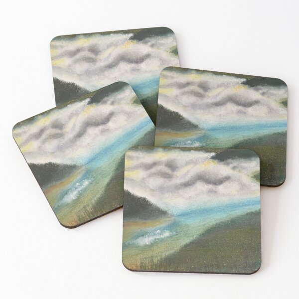 Item preview, Cloudy Mountain oil pastels color  designed and sold by Puifai2489.
