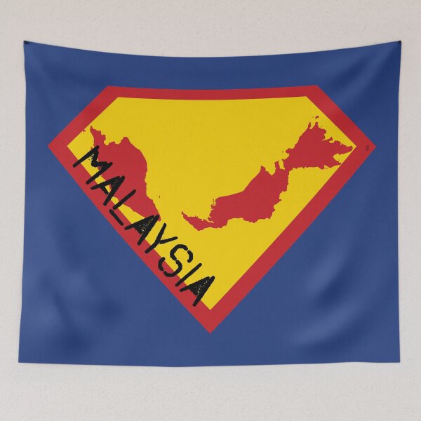 Item preview, MALAYSIA SHIELD - Freedom Is The Superpower - SUPERHERO spellout design designed and sold by pelagio.