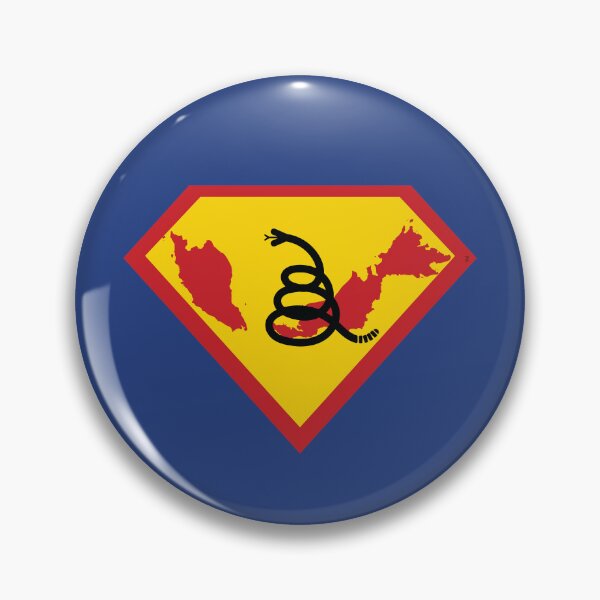 Item preview, MALAYSIA SHIELD - Freedom Is The Superpower - Modern Gadsden Snake Flag - Dont Tread On Me SUPERHERO design designed and sold by pelagio.