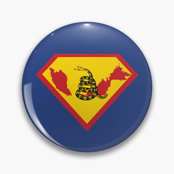 Item preview, MALAYSIA SHIELD - Freedom Is The Superpower - Gadsden Snake Flag - Dont Tread On Me SUPERHERO design designed and sold by pelagio.
