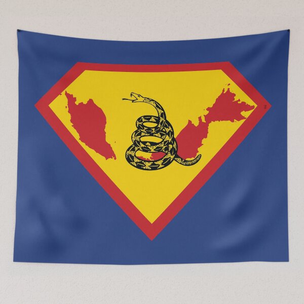 Item preview, MALAYSIA SHIELD - Freedom Is The Superpower - Gadsden Snake Flag - Dont Tread On Me SUPERHERO design designed and sold by pelagio.