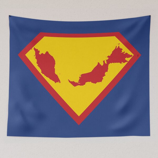 Item preview, SUPER MALAYSIA SHIELD - Freedom Is The Superpower - SUPERHERO design designed and sold by pelagio.