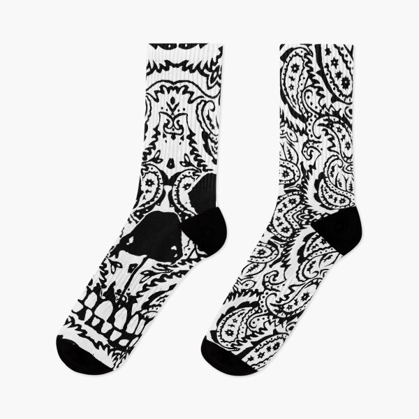 Item preview, Paisly Skull Bandana Print designed and sold by TheHauntedDisco.