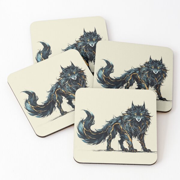 Artikelvorschau, Fenrir-Kunst im japanischen Stil entworfen und verkauft von Thunderbelts.