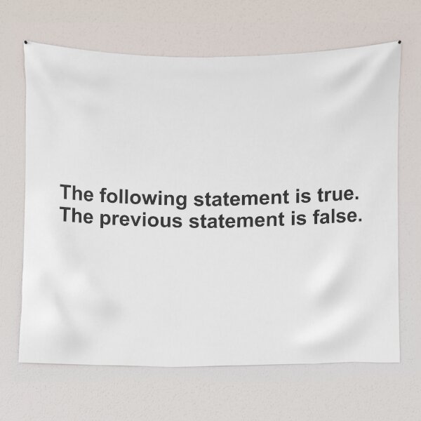 Item preview, This Sentence Is False - Liar Paradox  designed and sold by Vector-Artist.