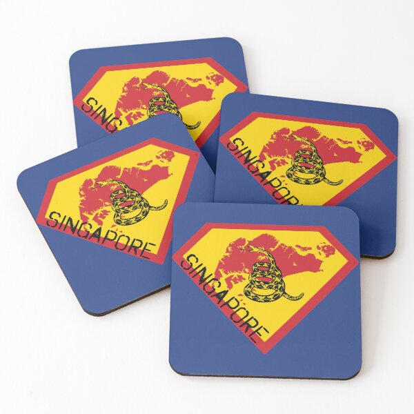 Item preview, SINGAPORE SHIELD - Freedom Is The Superpower -  Gadsden Snake Flag - Dont Tread On Me SUPERHERO spellout design designed and sold by pelagio.