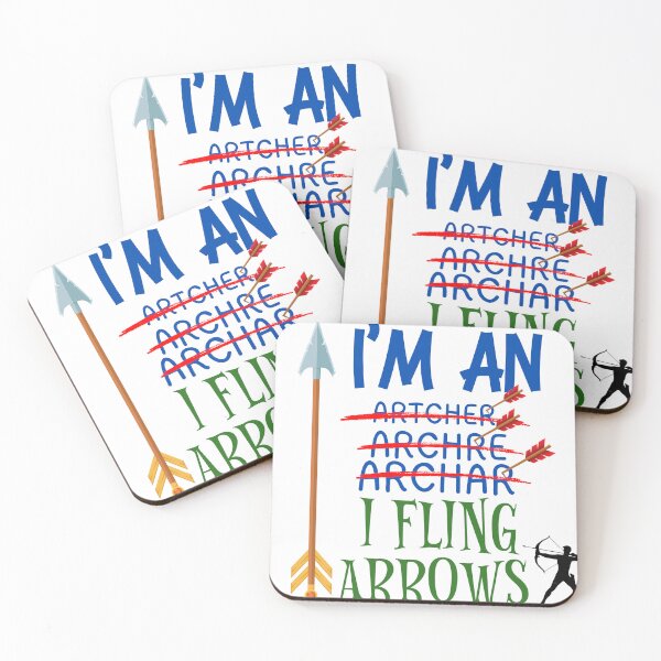 Item preview, i fling arrows funny archery archer design designed and sold by SellingStuff91.