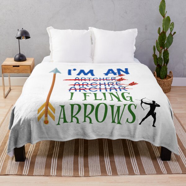 Item preview, i fling arrows funny archery archer design designed and sold by SellingStuff91.