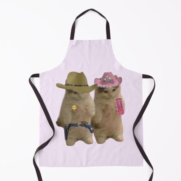 Item preview, Me and My Baby as Cowboy Cats designed and sold by LittleWormTrading.