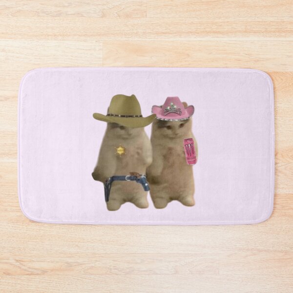 Item preview, Me and My Baby as Cowboy Cats designed and sold by LittleWormTrading.