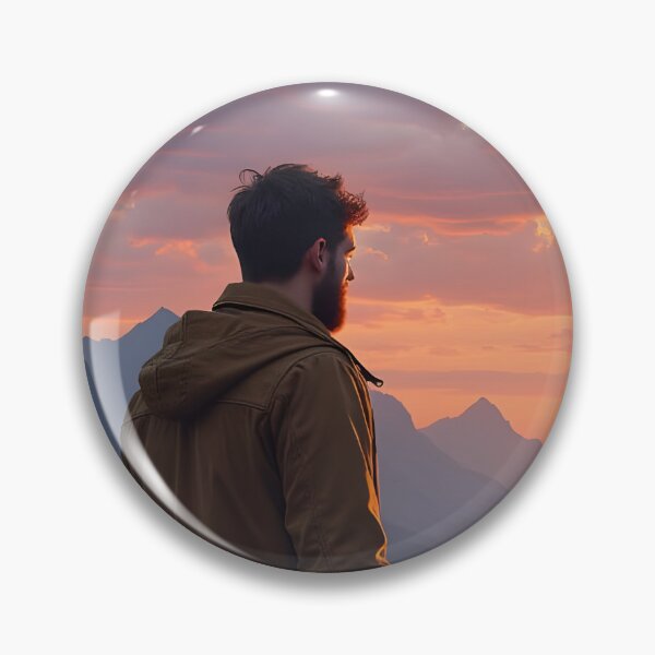 Item preview, Man Exploring The Mountains designed and sold by Lisamariesumner.