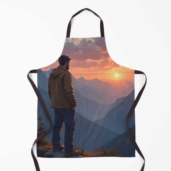 Item preview, Man Exploring The Mountains designed and sold by Lisamariesumner.