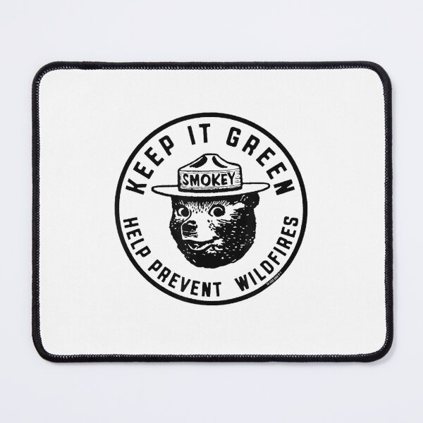 Item preview, Keep It Green Help Prevent Wildfires Vintage Smokey Bear designed and sold by laothithane.