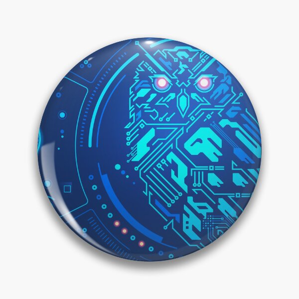 Item preview, cyber security owl futuristic element designed and sold by NiamLab.