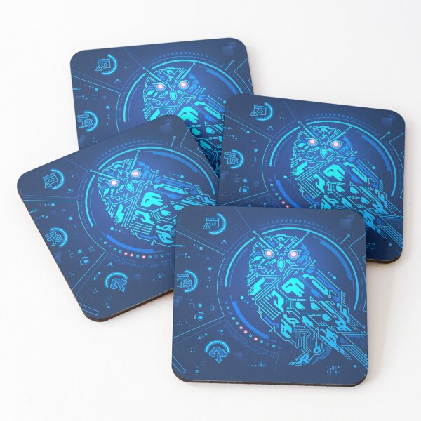 Item preview, cyber security owl futuristic element designed and sold by NiamLab.