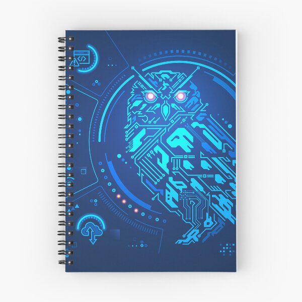 Item preview, cyber security owl futuristic element designed and sold by NiamLab.