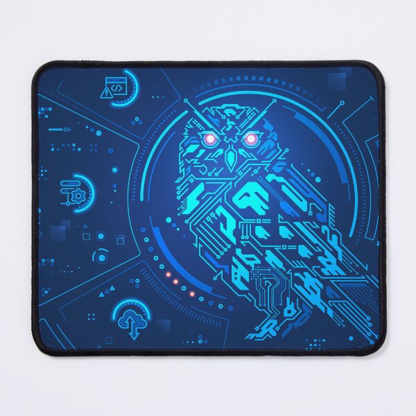 Item preview, cyber security owl futuristic element designed and sold by NiamLab.