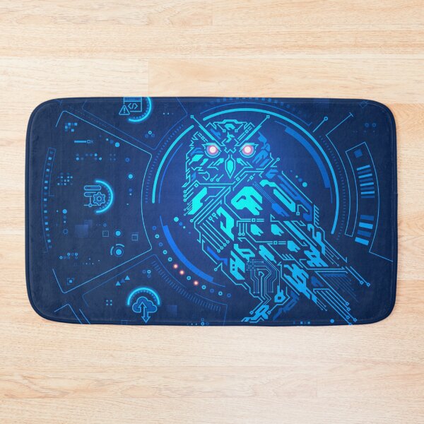 Item preview, cyber security owl futuristic element designed and sold by NiamLab.