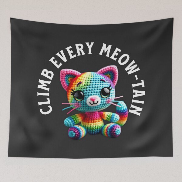 Item preview, Cat Amigurumi Climb Every Meow-tain designed and sold by Bliss Find And Design.