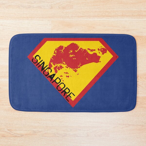 Item preview, SUPER SINGAPORE SHIELD - Freedom Is The Superpower -   SUPERHERO spellout design designed and sold by pelagio.
