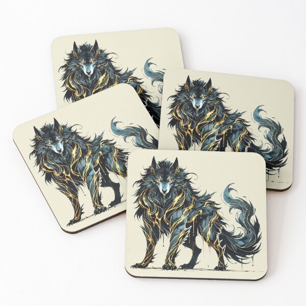 Artikelvorschau, Fenrir-Kunst im japanischen Stil entworfen und verkauft von Thunderbelts.