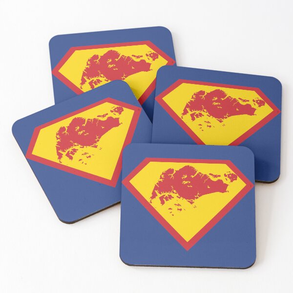 Item preview, SUPER SINGAPORE SHIELD - Freedom Is The Superpower -   SUPERHERO design designed and sold by pelagio.