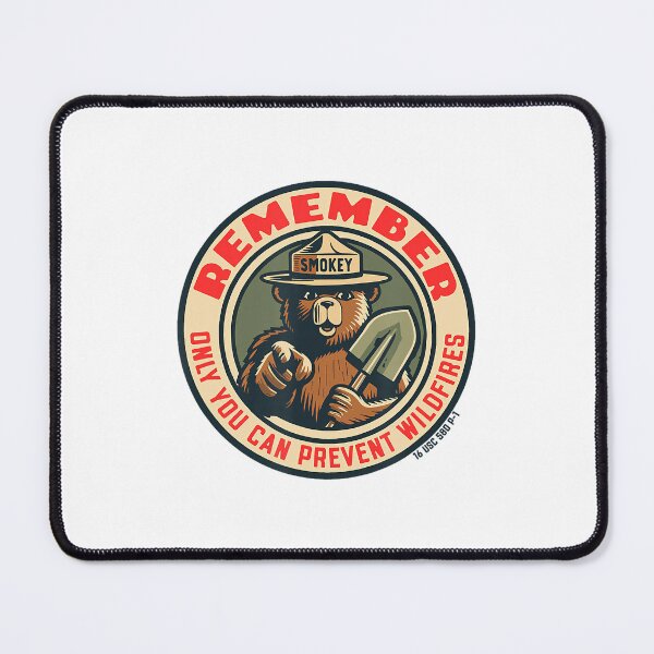 Item preview, Remember Only You Vintage Smokey Bear Seal Retro designed and sold by laothithane.