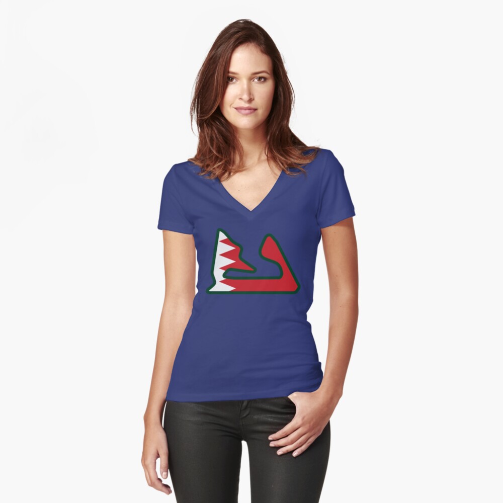Bahrain International Circuit - Sakhir, Bahrain Fitted V-Neck T-Shirt