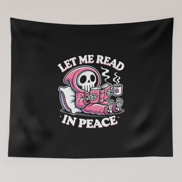 Item preview, Pink Bookish, Let Me Read In Peace Pink Bookish designed and sold by ryanapples2.