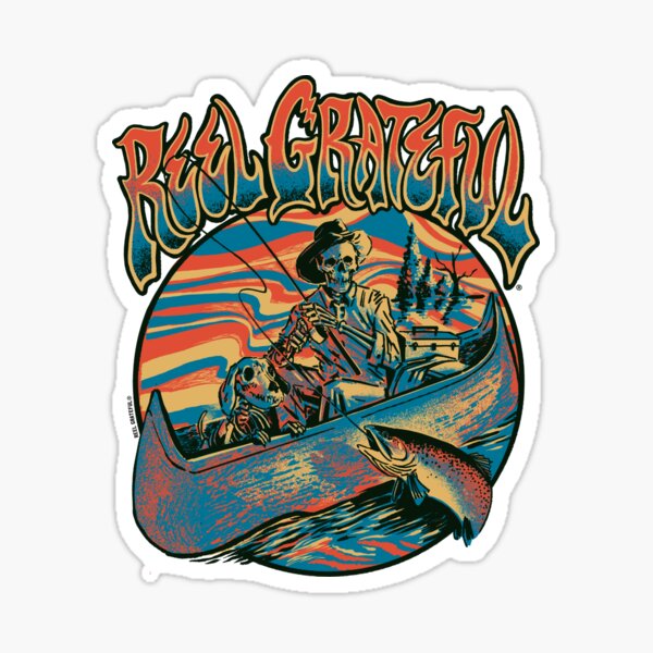 Vista previa del artículo con la obra «Carrete de pesca agradecido Buds», diseñado y vendido por TulpaPrints.