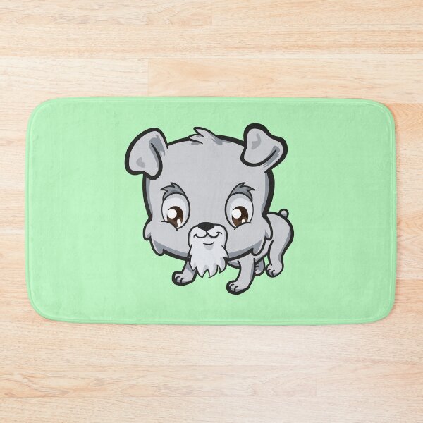 Item preview, gray schnauzer puppy with beard designed and sold by pabloy-art.