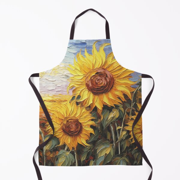 Item preview, Textured Brushstrokes Sunflower designed and sold by Rocky Mountain Artistry.