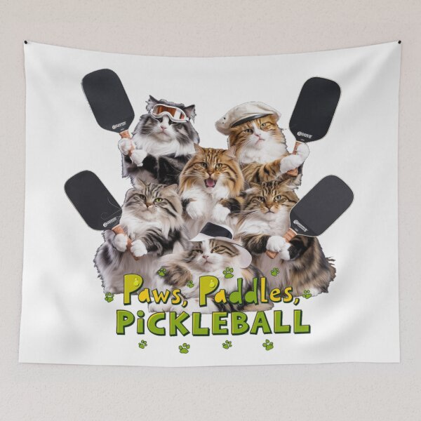 Item preview, Paws, Paddles, Pickleball #2 designed and sold by ChonkingHazard.