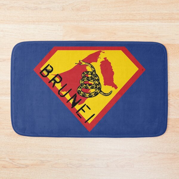 Item preview, BRUNEI SHIELD - Freedom Is The Superpower - Gadsden Snake Flag - Dont Tread On Me SUPERHERO spellout design designed and sold by pelagio.