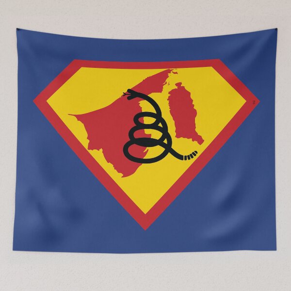 Item preview, BRUNEI SHIELD - Freedom Is The Superpower - Modern Gadsden Snake Flag - Dont Tread On Me SUPERHERO design designed and sold by pelagio.