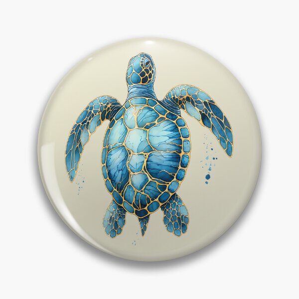 Item preview, Blue Turtle Japanese Style Art designed and sold by Thunderbelts.