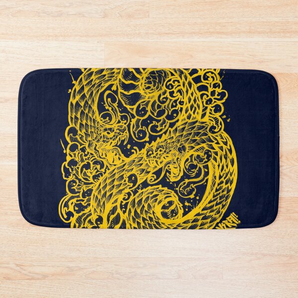 Item preview, gold double-headed dragon ouroboros designed and sold by UrielCalavera.