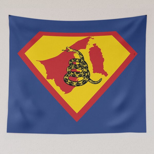 Item preview, BRUNEI SHIELD - Freedom Is The Superpower - Gadsden Snake Flag - Dont Tread On Me SUPERHERO design designed and sold by pelagio.