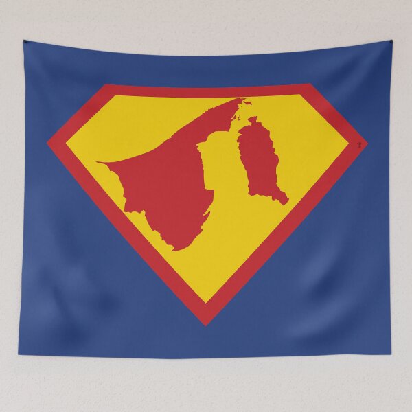 Item preview, SUPER BRUNEI SHIELD - Freedom Is The Superpower -  SUPERHERO  design designed and sold by pelagio.
