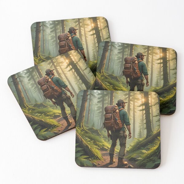Item preview, Man Exploring the Forest designed and sold by Lisamariesumner.
