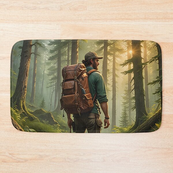 Item preview, Man Exploring the Forest designed and sold by Lisamariesumner.